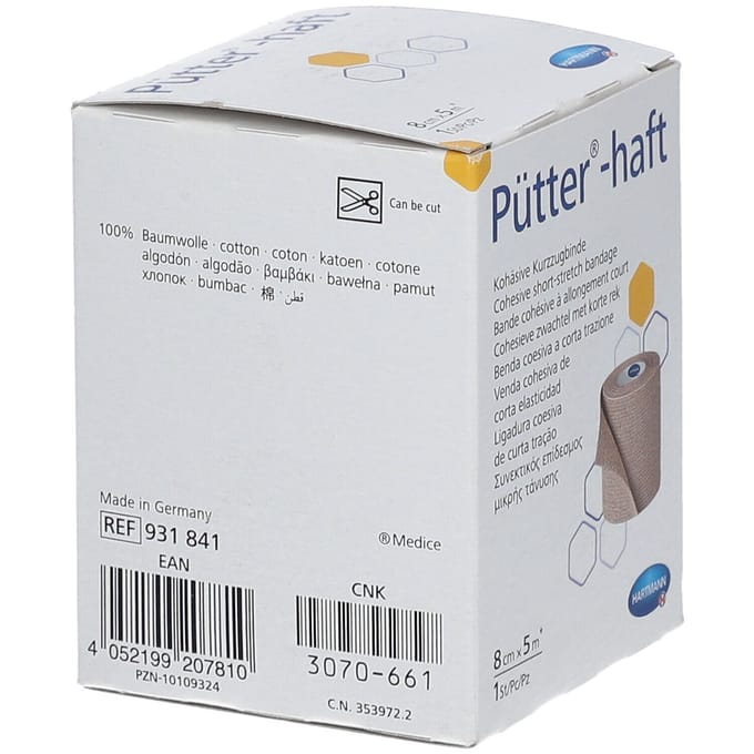 Hartmann Putter-Haft 8cm x 7m 931841 1 Verband