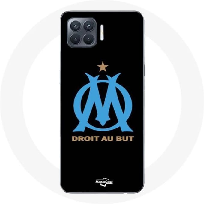 Coque - Olympique de Marseille - A93 - Logo - Noir - Protection Rigide noir