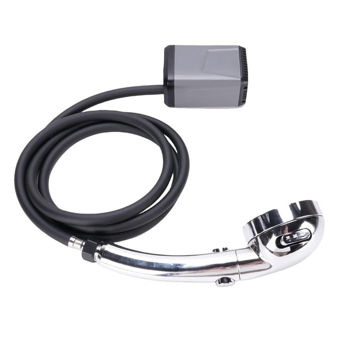 Draagbare Campingdouche Buiten Elektrische Douchepomp USB Oplaadbare Batterijgevoede Douche met black