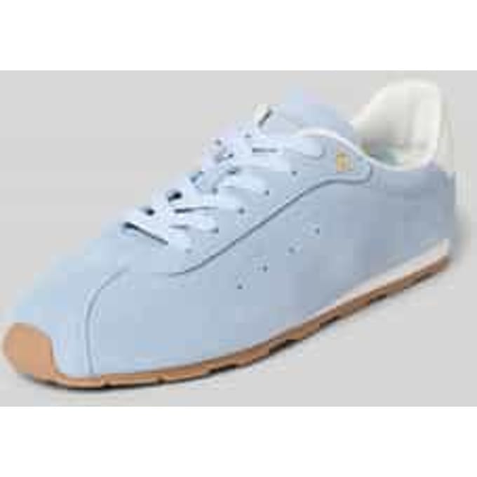 Low Top sneakers van puur rundleer