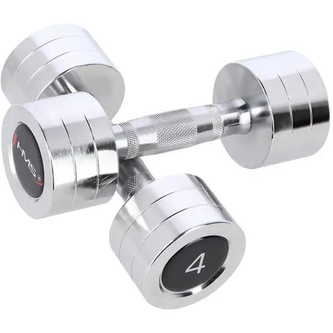 HMS Chroom Dumbbell Set - 2 x 4 kg