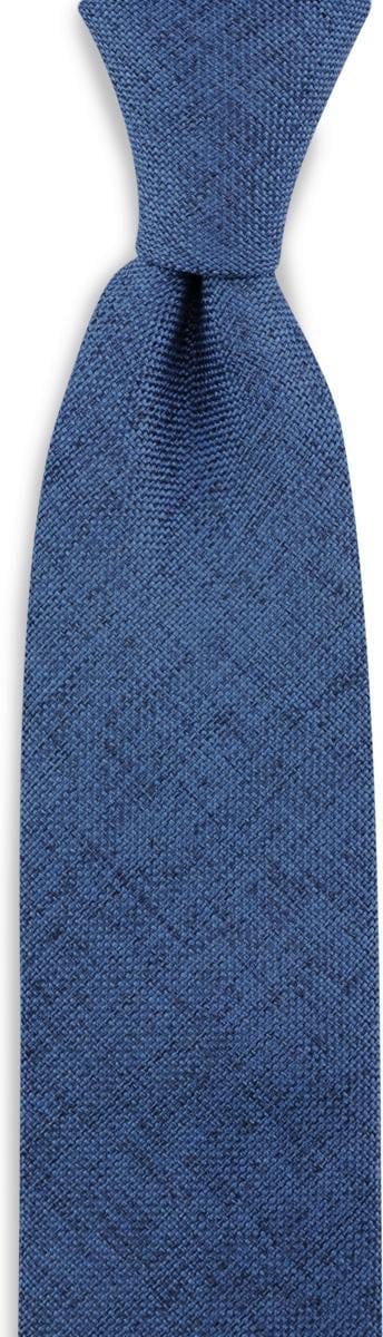 We Love Ties - Stropdassen - Stropdas Melange kobaltblauw - kobaltblauw