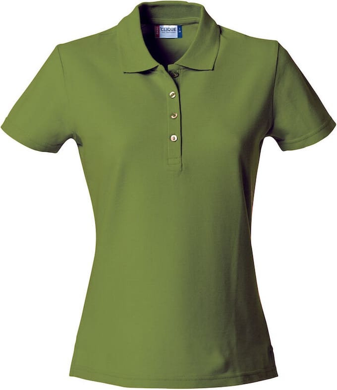 Clique Basic Polo Women 028231 - Leger-groen - S