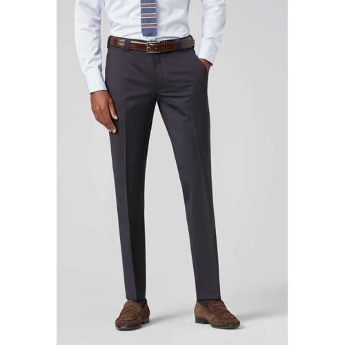 Meyer Broek Roma Fine Gabardine Wool 4-Way-Stretch Navy / male