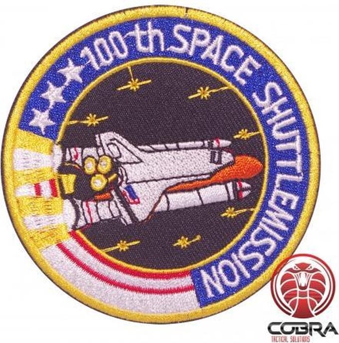 100th Space Shuttle Mission Nasa geborduurde iron on patch embleem