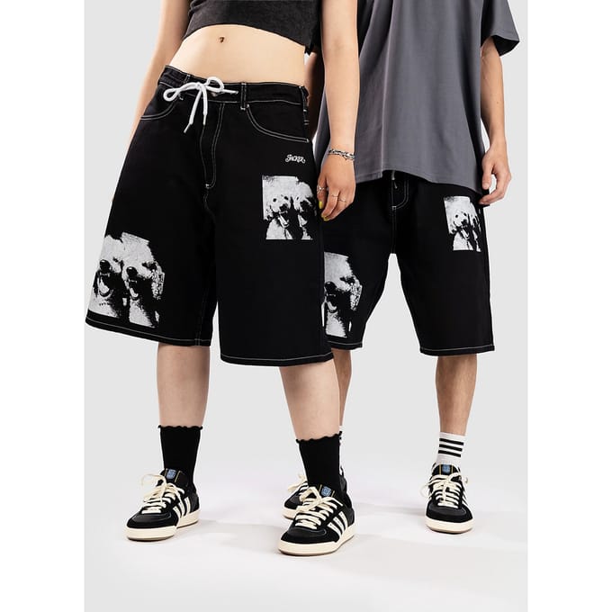 Jacker Baggy Poodle Pals Korte Broek zwart