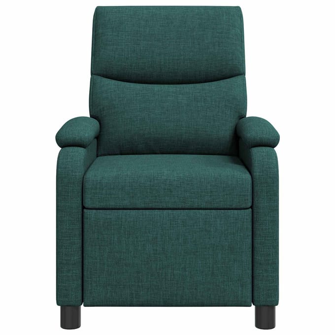 vidaXL - Recliner - Donkergroen - Stof