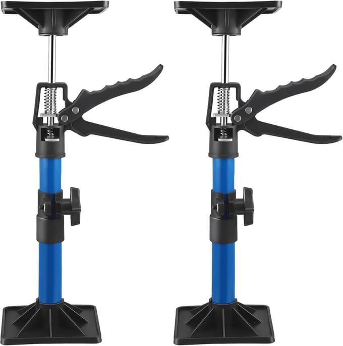 Set van 2 Telescopische Steunen - Verstelbare Montagehulp tot 59 cm (40 kg)