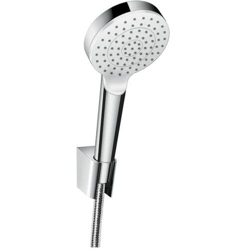 hansgrohe Crometta badset 1jet EcoSmart 8 l/min met doucheslang 125 cm wit/chroom