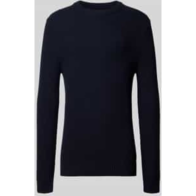 Gebreide pullover met ronde hals