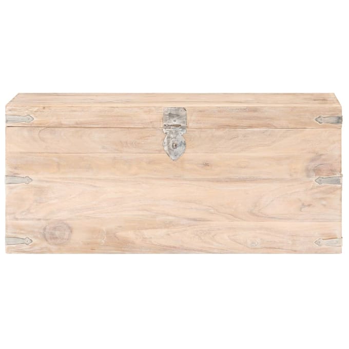 vidaXL - Kist - 90x40x40 - cm - massief - acaciahout