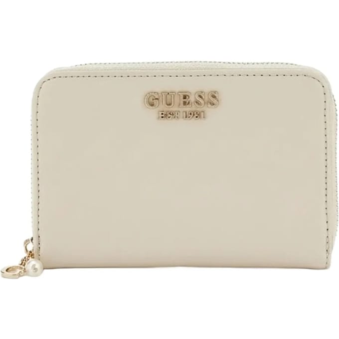 GUESS Portemonnee Laurel Zip Around Wallet Taupe Beige