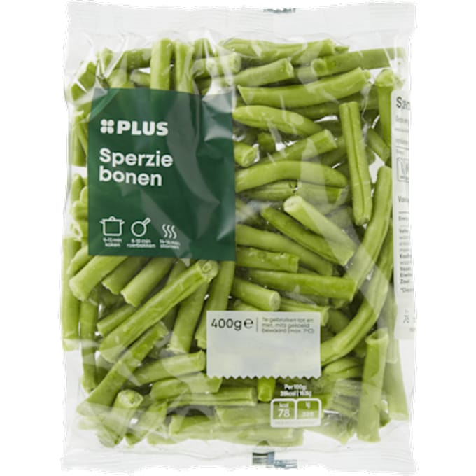 Sperziebonen gebroken
