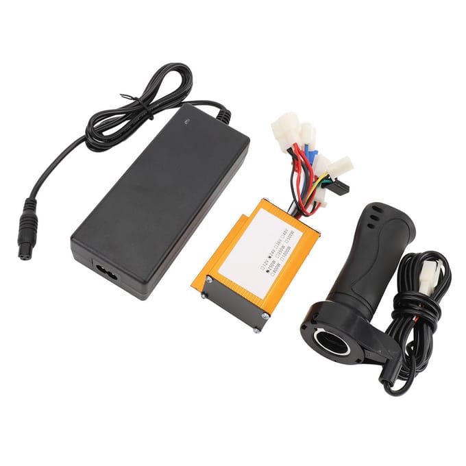 Elektrische Fiets Controller Kit Professioneel 24V 250W Kleur Goud Geborstelde Controller 10A Lader black
