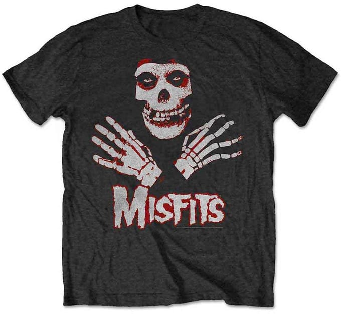 Misfits - Hands Kinder Tshirt - Kids tm 12 jaar - Zwart