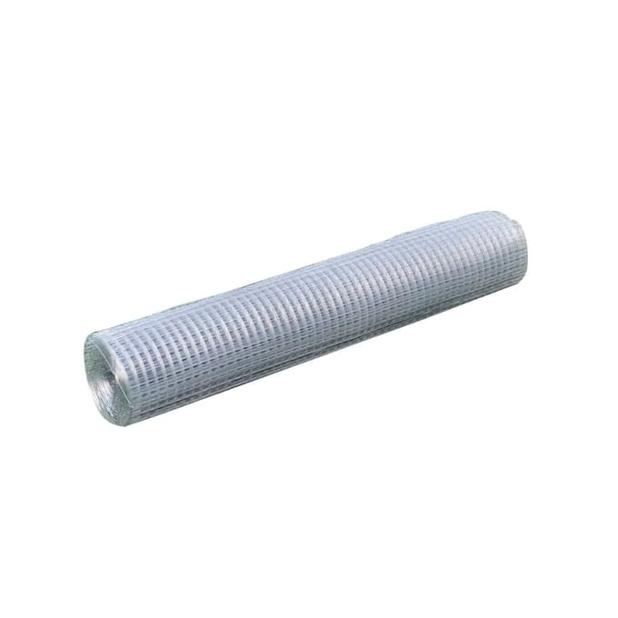 vidaXL - Kippengaas - 25x1 - m - gegalvaniseerd - staal - zilverkleurig