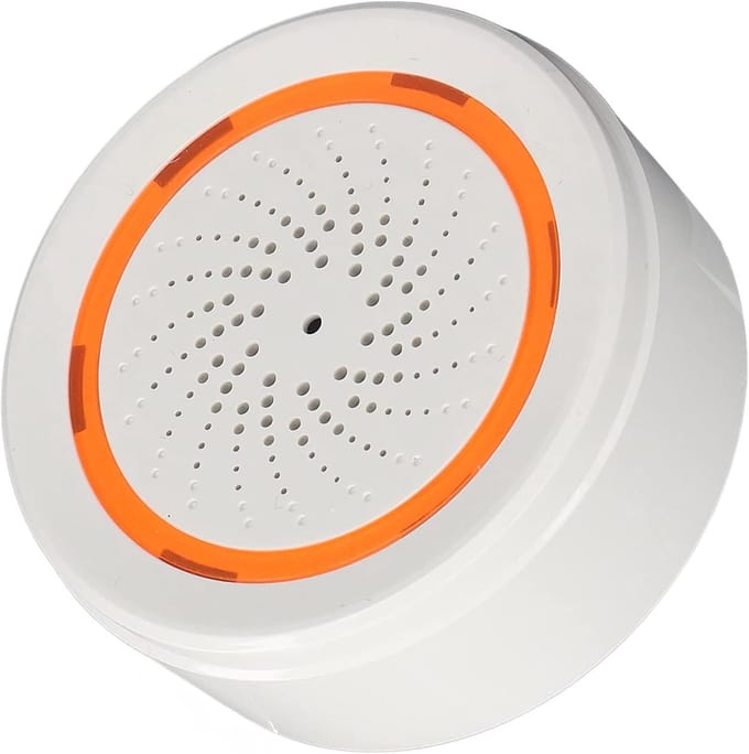 Sirene Alarm - Hoorbaar Alarm - Huisbeveiliging - App-afstandsbediening - 90dB - Wit