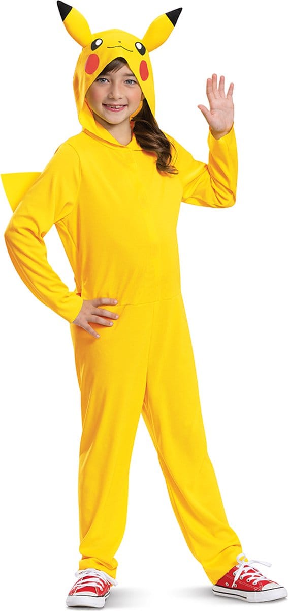 POKÉMON, Pikachu Fancy Kostuum Intl, Maat S (4-6 jaar)