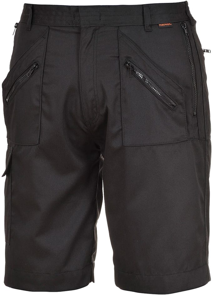 Portwest Action Korte Broek S889 - Zwart - M