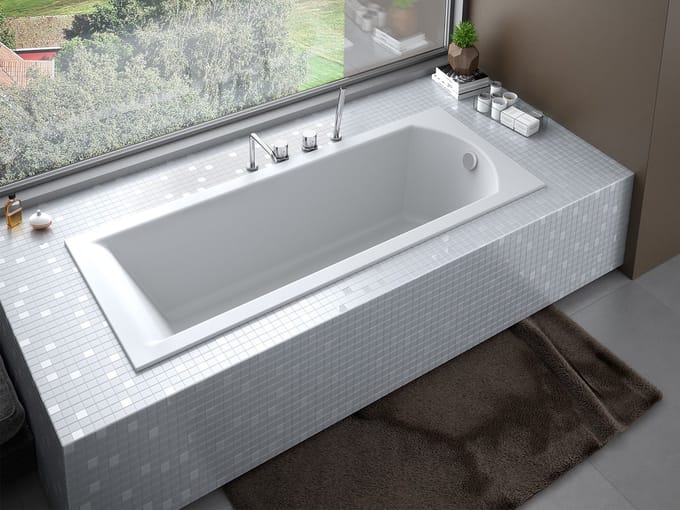 Badland SHEA SLIM ligbad 180 x 80 cm wit