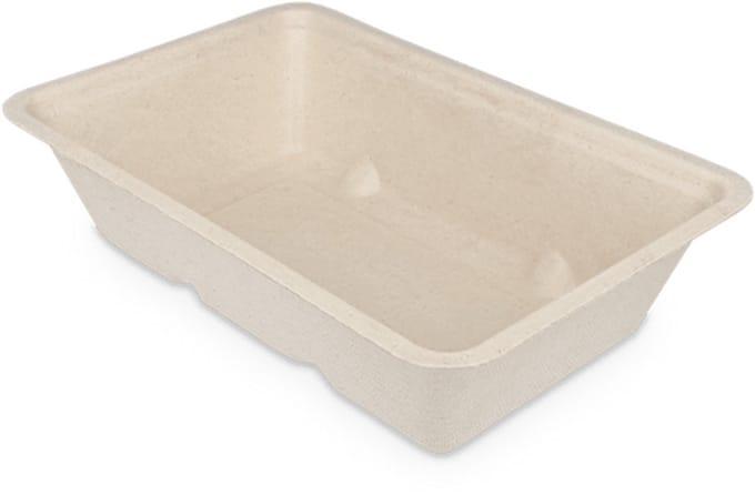 Snackbakje | A9 | Bagasse | PFAS-vrij | 500 stuks