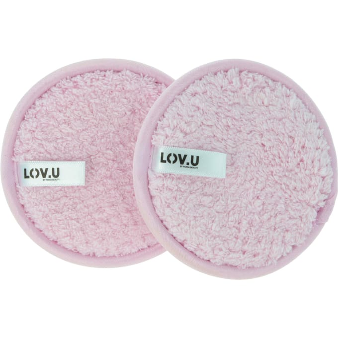 PARSA Beauty - Set Of 2: LOV.U Microfiber Pads Set Of 2: Pink