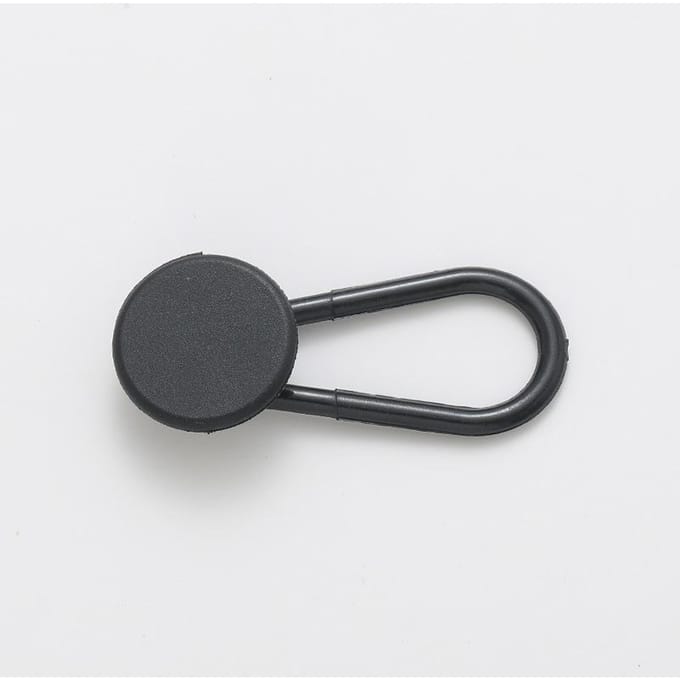 1 st 18 mm Rubberen Tailleband Verlengknop, Kleding Taille Verstelbare Verlenging zwart
