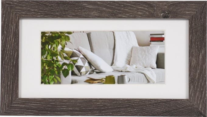 Fotolijst - Henzo - Modern - Fotomaat 10x20 cm - Donkergrijs