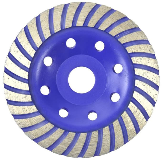 GEKO Diamantschijf - Turbo Rand - 125 mm - 5 mm Segment - Snelle Stofverwijdering