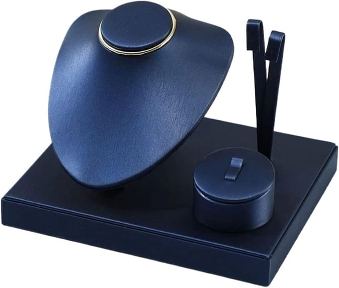 Sieraden Display Buste - Halsketting Houder - Sieraden Presenteren - Elegante Presentatie - Niet gespecificeerd - Blauw
