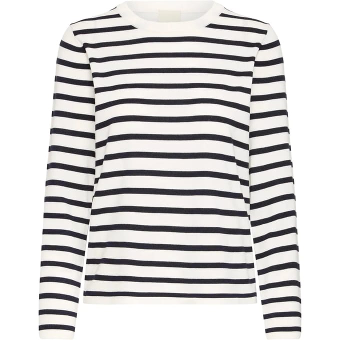 ICHI - IHLULS O-NECK LS - Dames - Gebreide truien
