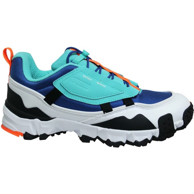 Puma Trailfox Overland Blauw Turquoise Lage Lace Up Herentrainers 369824 02