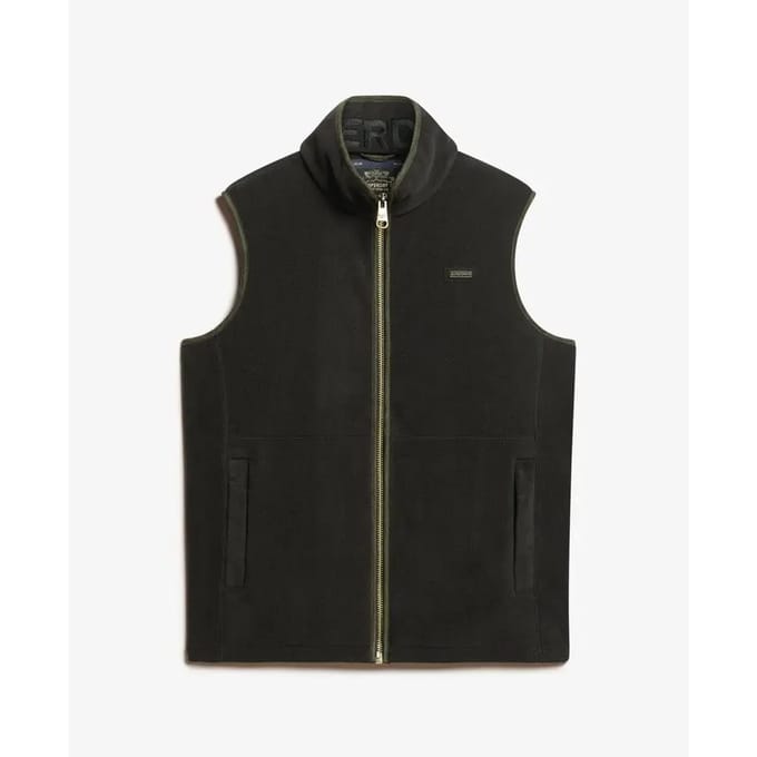 Superdry - Estate bodywarmer van fleece - Heren - Gilets