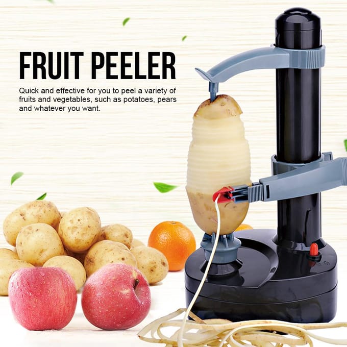 Multifunctionele Huishoudelijke Elektrische Fruit Aardappel Schiller Schilmachine Keukengereedschap wit