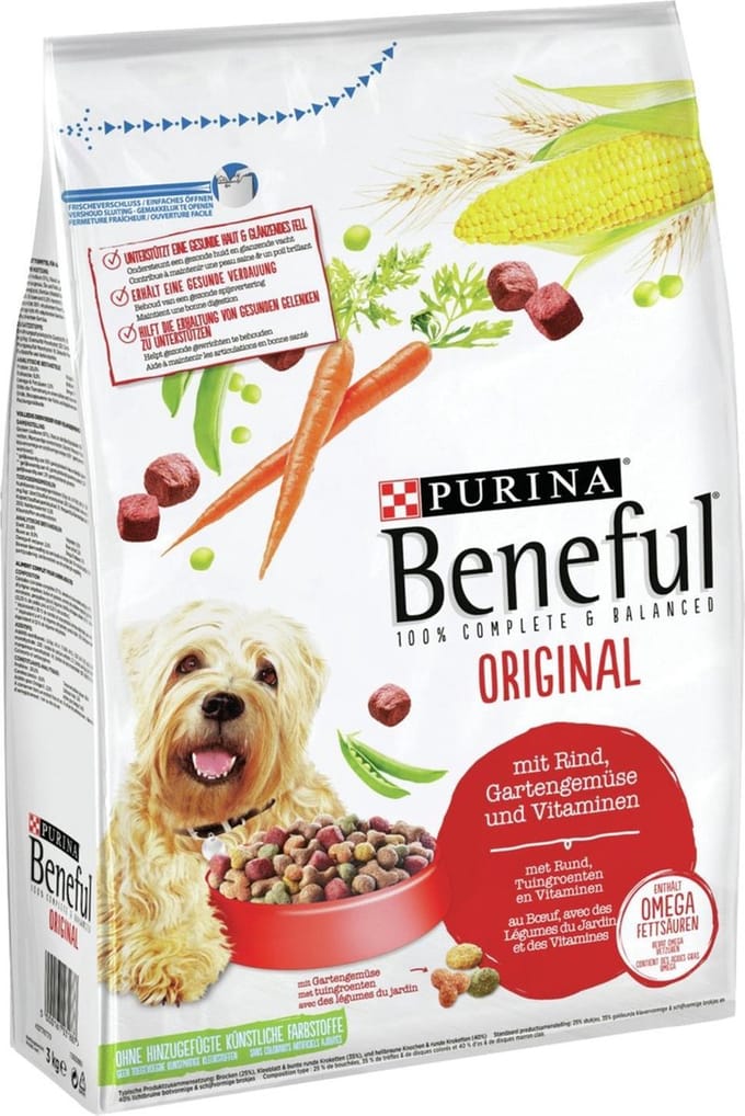 Beneful Original - Rund/Groente - Hondenvoer - 3 kg