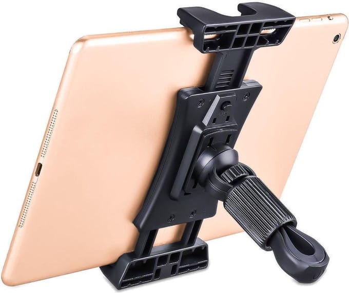 Universele Smartphone, Tablet en iPad houder voor Hoofdsteun Auto / Fiets Sturen / Microfoon Statief