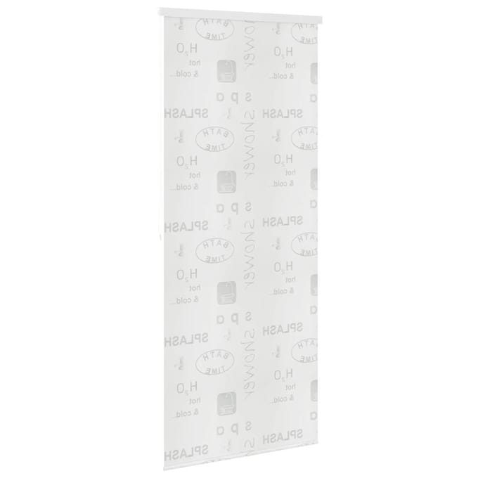 vidaXL - Rolgordijn - voor - douche - 100x240 - cm - splash