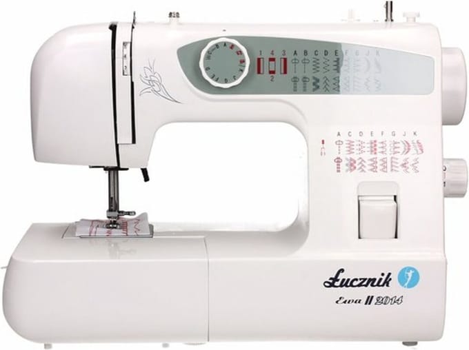 Łucznik Ewa II Serie - Naaimachine - 38 Programma's - LED Licht - Witte Kleur