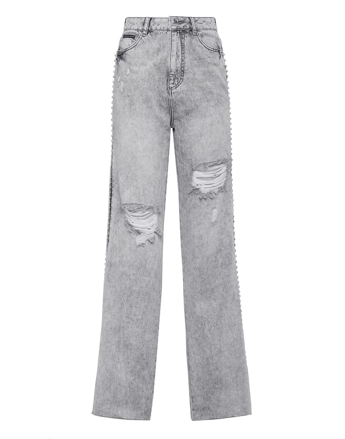 Jeans Met Wijde Pijpen