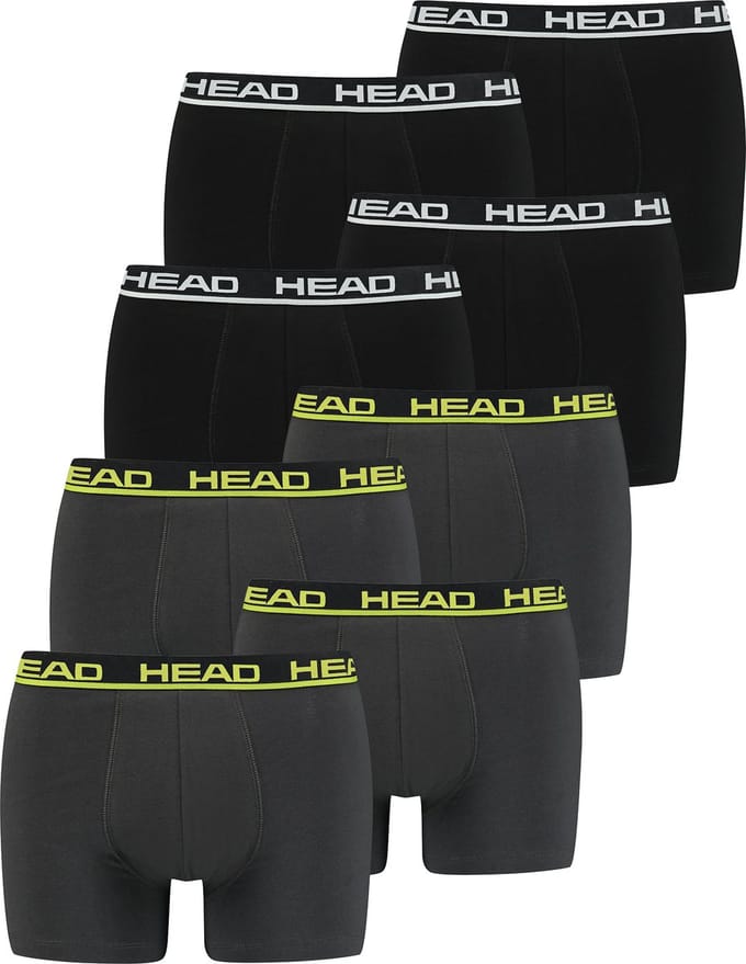 BOXERS Set van 8 Head Heren Basic Boxer Broek Shorts Ondergoed Ondergoed Set van 8