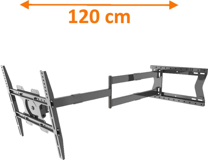 XTRarm Ferrom 120 cm TV Beugel Black