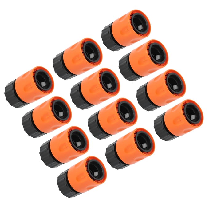 12 stuks Slang Snelkoppeling Connector Fitting G3/4 Buitendraad Tuinirrigatie Accessoire orange
