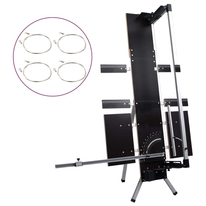 vidaXL - Schuimsnijder - met - aluminium - poten - 200 - W
