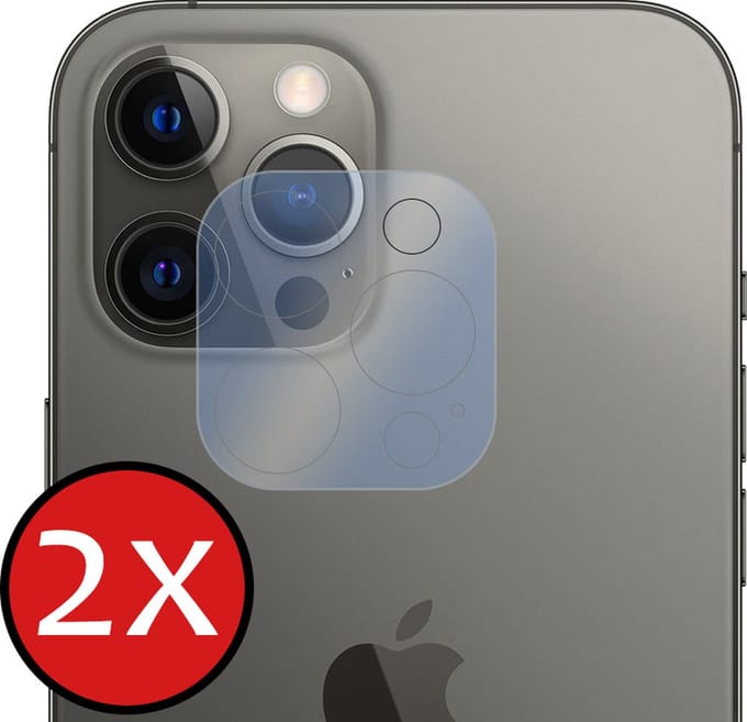Camera Lens Protector - 2 Stuks - Geschikt voor Apple iPhone 15 Pro - Camera Screenprotector - Beschermglas - Gehard Glas - Tempered Glass - Screen Protector