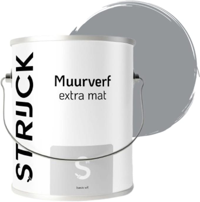 STRIJCK Muurverf Extramat - Regen - 066N-2 - 2.5 liter