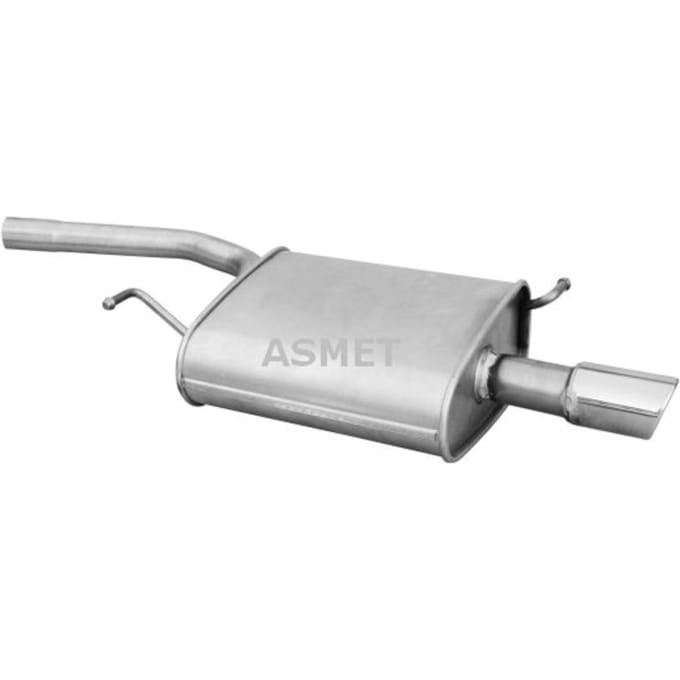 Geluiddemper achter ASMET 06.021