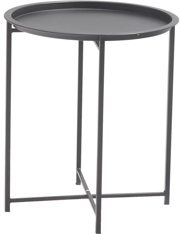 Sens-Line - Nora Bijzettafel - Ø46cm - Metaal Zwart