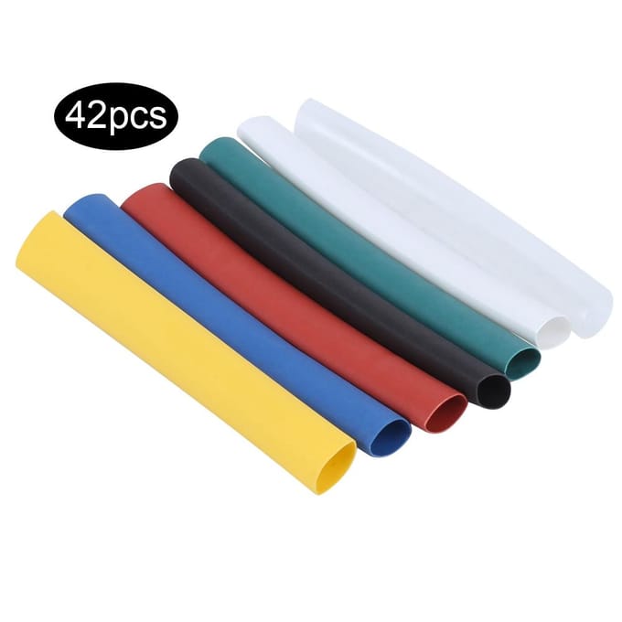 42 Stuks Krimpkous Draadwikkelmouwen Datakabel Beschermhuls 63mm Waterdicht