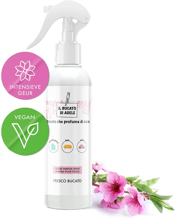 Il Bucato di Adele Parfum Textiel Spray Frisse Was 250ml