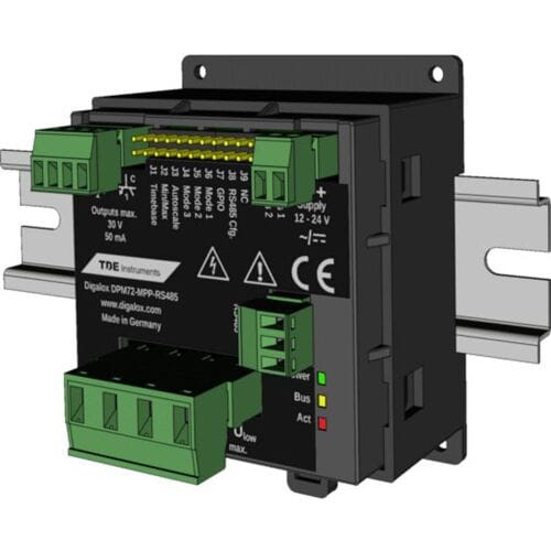 TDE Instruments Digalox DPM72-MPPA-RS485-DIN Digitaal DIN-railmeetapparaat
